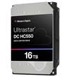 WD Ultrastar HDD 16TB DC HC550 3.5in 26.1MM 512MB 7200RPM SATA ULTRA 512E ISE NP3