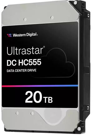 WD Ultrastar HDD 20 TB HC555 3.5in 512MB 7200RPM SATA EAMR SE