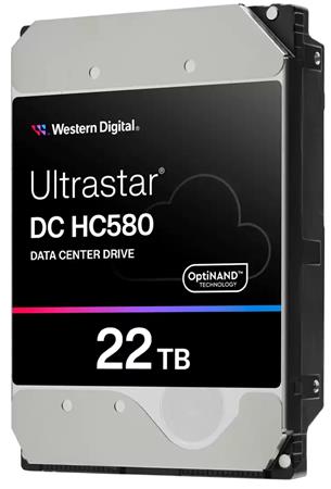 WD Ultrastar HDD 22TB DC HC580 3.5in 26.1 512 7200RPM SATA ULTRA 512E TCG NP3