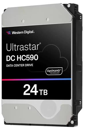 WD Ultrastar HDD 24TB DC HC590 3.5in 26.1 512 7200RPM SAS ULTRA 512E SE NP3 (WUH722624AL5204)
