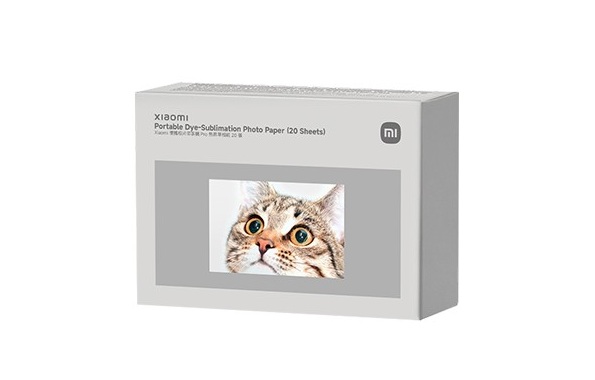 Xiaomi Portable Dye-Sublimation Photo Paper (20 Sheets)