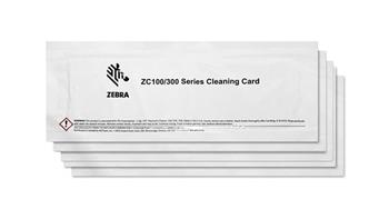 Zebra Cleaning Card Kit (Improved), ZC100/300, 5 Cards