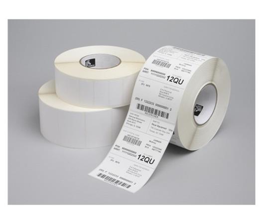 Zebra Label, Paper, 70x30mm; Thermal Transfer, Z-Perform 1000T, Uncoated, Permanent Adhesive, 25mm Core