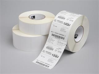 Zebra Label, Paper, 76x51mm; Direct Thermal, Z-Select 2000D, Coated, Permanent Adhesive, 25mm Core, Perforation