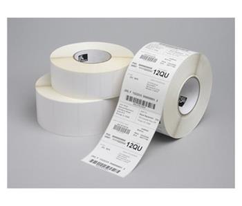 Zebra Label, Polyester, 70x32mm; Thermal Transfer, Z-Ultimate 3000T White, Permanent Adhesive, 25mm Core