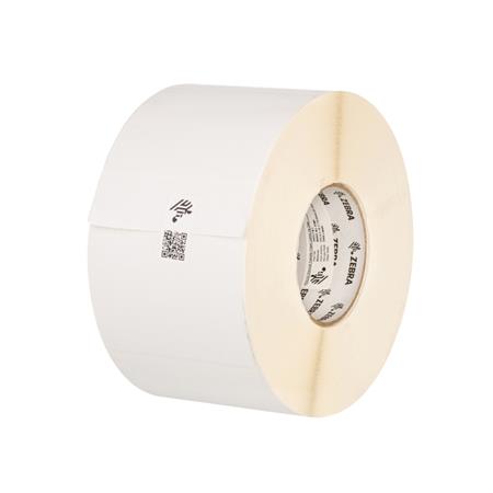 Zebra Label, Polyester, 76.2x76.2mm; Thermal Transfer, 8000T Ultra High-Tack Matte, Permanent Acrylic Adhesive, 76.2mm Core, Sampl