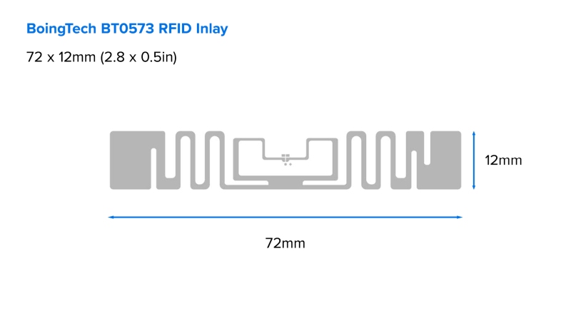 Zebra Label, Polyester, 76x25mm; Thermal Transfer, Z-ULTIMATE 2500T, Permanent Adhesive, 76mm Core, RFID, 1015/Roll, 2/Box