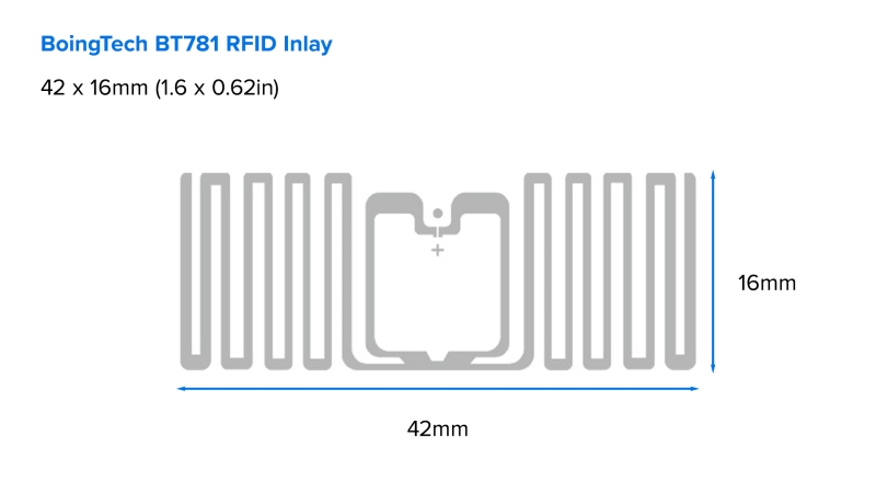 Zebra Label, Polypropylene, 44x19mm; Thermal Transfer, MATTE WHITE POLYPROPYLENE, Permanent Adhesive, 76mm Core, RFID, 5000 Labels
