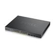 Zyxel XGS1935-28HP, 28 Port Lite-L3 Smart Managed PoE Switch, 24x Gigabit PoE and 4x 10G SFP+, hybrid mode, standalone o