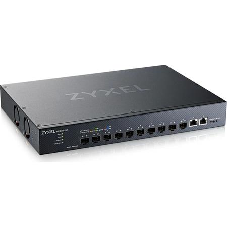 Zyxel XS1935-12F, 10-port 10G L3 Smart Managed Fiber Switch, 2 Multi-Gigabit Ports, hybrid mode